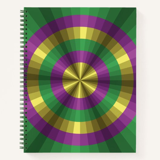Cahier à spirale Illusion Mardi Gras (Devant)