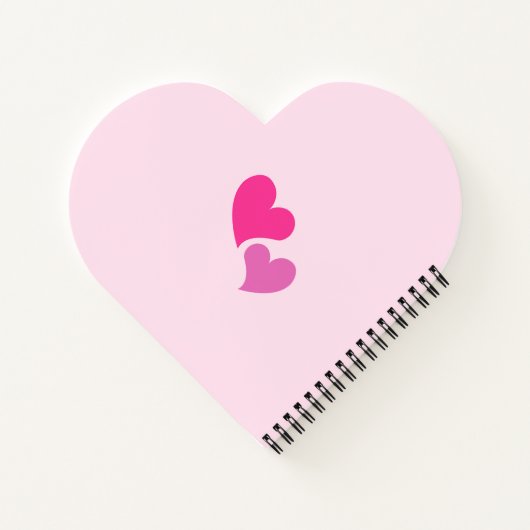 Cahier à spirale Joyeuse Saint-Valentin (Dos)