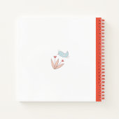 Cahier à spirale Joyeux Oiseau de Jardin (Dos)