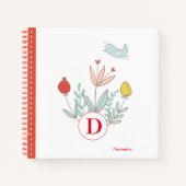 Cahier à spirale Joyeux Oiseau de Jardin (Devant)