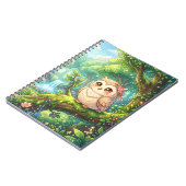 Cahier à spirale Kawaii Forest Owl (Côté gauche)