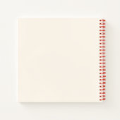 Cahier à spirale Kawaii Lapin Mignon (Dos)