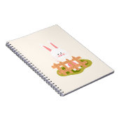 Cahier à spirale Kawaii Lapin Mignon | École adora (Côté Droit)