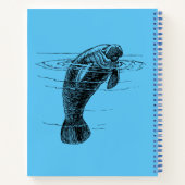 Cahier à spirale lamantin (Dos)