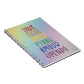 Cahier à spirale Langages de l'amour (Côté Droit)
