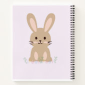 Cahier à spirale lapin (Dos)