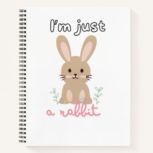 Cahier à spirale lapin (Devant)