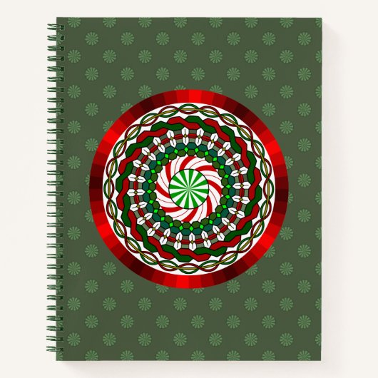 Cahier à spirale Les Couleurs de Noël (Devant)