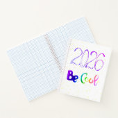 Cahier à spirale lettrage numéro année 2026 Sois c (Intérieur)
