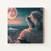 Cahier à spirale Light Princess et chat (Dos)