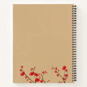 Cahier à spirale Mahjong Cerisier en Fleur (Dos)