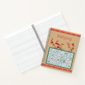 Cahier à spirale Mahjong Cerisier en Fleur (Intérieur)