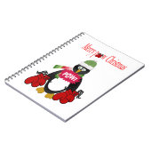 Cahier à spirale Manchot de Noël (Côté gauche)
