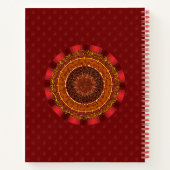 Cahier à spirale Mandala de Feu (Dos)