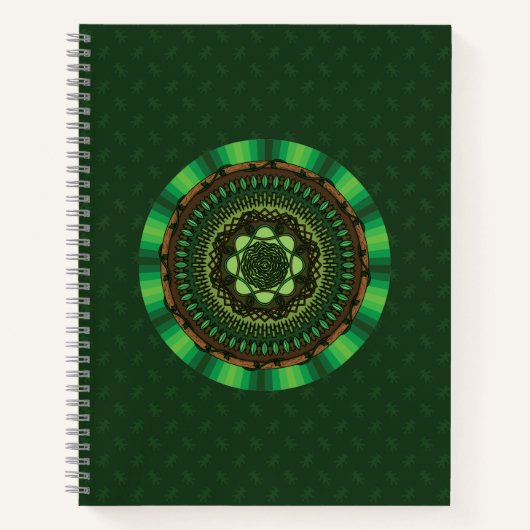 Cahier à spirale Mandala de la Terre (Devant)