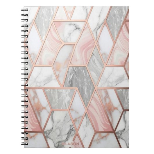 Cahier à spirale Marbré Aspect Classe (Devant)