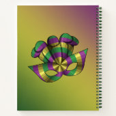 Cahier à spirale Masque de Mardi Gras (Dos)