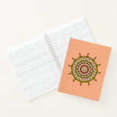 Cahier à spirale Mehndi Fantasy Gold (Intérieur)