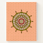 Cahier à spirale Mehndi Fantasy Gold (Dos)