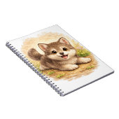 Cahier à spirale Mignon Chien Kawaii (Côté Droit)