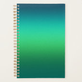 Cahier à spirale moderne miniature avec dégradé de (Devant)