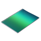 Cahier à spirale moderne miniature avec dégradé de (Côté gauche)
