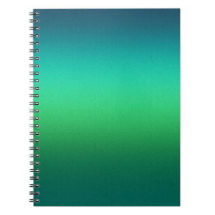 Cahier à spirale moderne miniature avec dégradé de