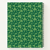 Cahier à spirale motif trèfle chanceux (Dos)