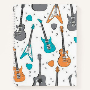 Cahier à spirale Musique de Guitare