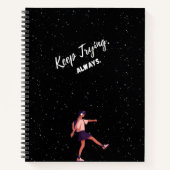 Cahier à spirale noir (Devant)