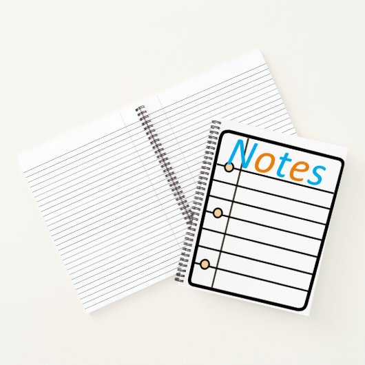 Cahier à spirale Notes de coloriage (Intérieur)