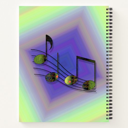 Cahier à spirale Notes Dubstep (Dos)