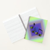 Cahier à spirale Notes Dubstep (Intérieur)