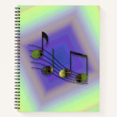 Cahier à spirale Notes Dubstep (Devant)