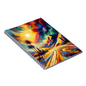 Cahier à spirale Oasis Sunburst Path (Côté Droit)