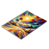 Cahier à spirale Oasis Sunburst Path (Côté gauche)