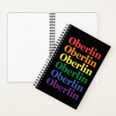 Cahier à spirale Oberlin Pride (À l'intérieur)