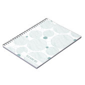 Cahier à spirale Ocean Aqua Waves (Côté gauche)