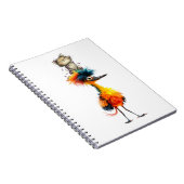 Cahier à spirale oiseaux colorés, Amour d'oiseaux (Côté Droit)