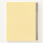Cahier à spirale orange (Dos)