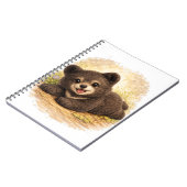 Cahier à spirale Ourson Mignon Kawaii (Côté gauche)