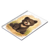 Cahier à spirale Ourson Mignon Kawaii (Côté gauche)