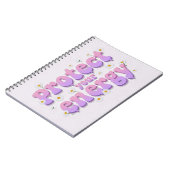 Cahier à spirale pastel Protect Your Energy avec f (Côté gauche)