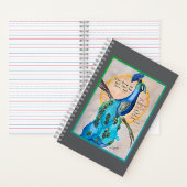 Cahier à spirale Peacock Shine IS60:1 (À l'intérieur)
