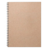 Cahier à spirale personnalisé avec couverture moti (Devant)