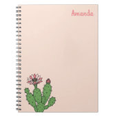 Cahier à spirale personnalisé Cactus (Devant)