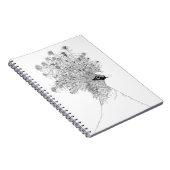 Cahier à spirale Pigeon couronné (Côté Droit)