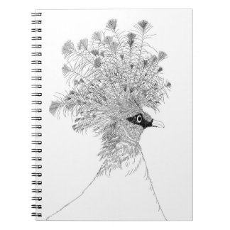 Cahier à spirale Pigeon couronné
