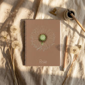 Cahier à spirale Pissenlit – Dessin botanique doux