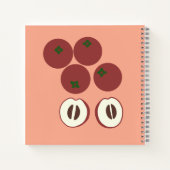 Cahier à spirale Pomme Velours (Dos)